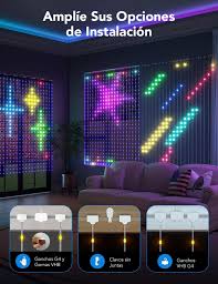 CORTINA INTELIGENTE 3D LED